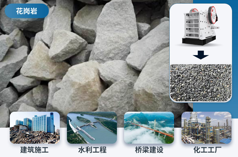 花崗巖破碎后應(yīng)用領(lǐng)域