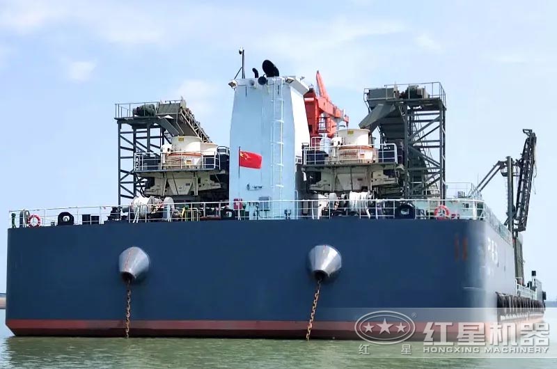 水上砂石生產工藝流程圖及視頻_船運機制砂需要什么手續？