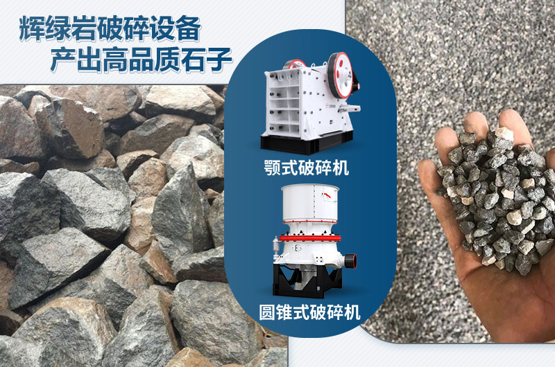 輝綠巖破碎可用的破碎機有哪些？價格多少？