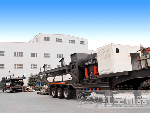 車載式流動(dòng)打石機(jī)現(xiàn)價(jià)一臺多少錢？