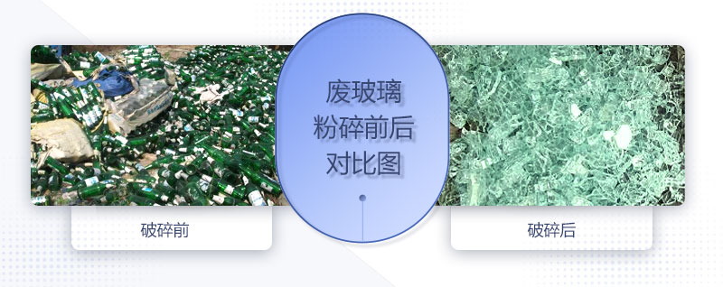 廢玻璃粉碎機配置、圖片及價格