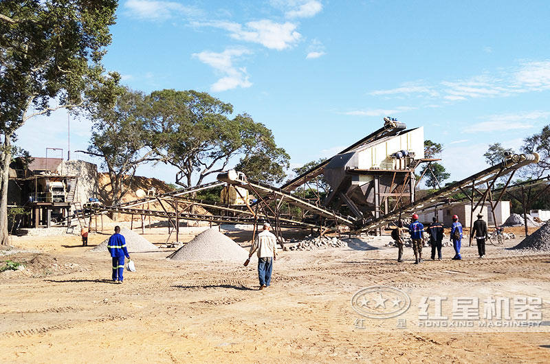 處理花崗巖邊角料用哪種破碎設備？有沒有生產視頻？